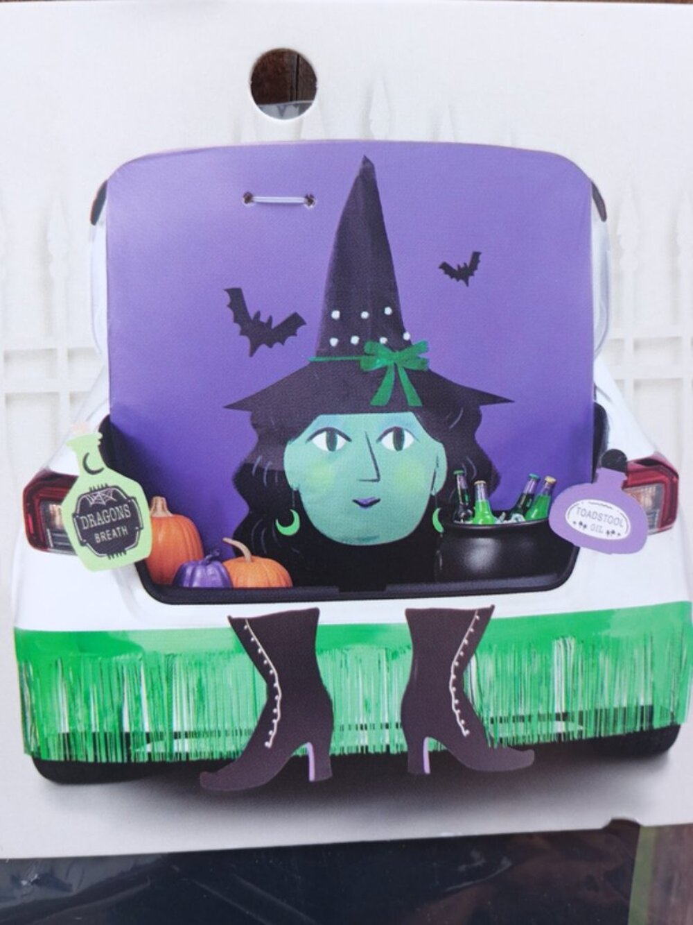 Halloween Witch Trunk or Treat Decorating Kit NWT